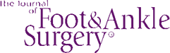 Logo Recognizing Austin Foot and Ankle Specialists's affiliation with the Journal of Foot and Ankle Surgery